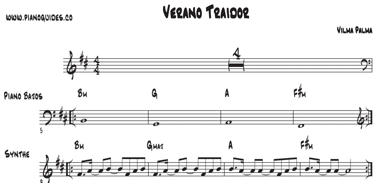 Título y primeras líneas de la guía de Verano Traidor