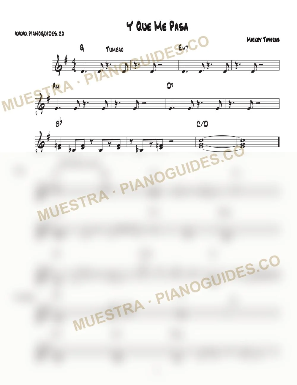 Primera página de la guía Y Qué Me Pasa
