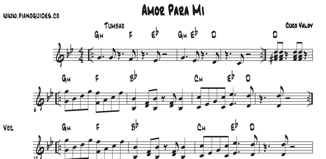 Título y primeras líneas de la guía de Amor Para Mí