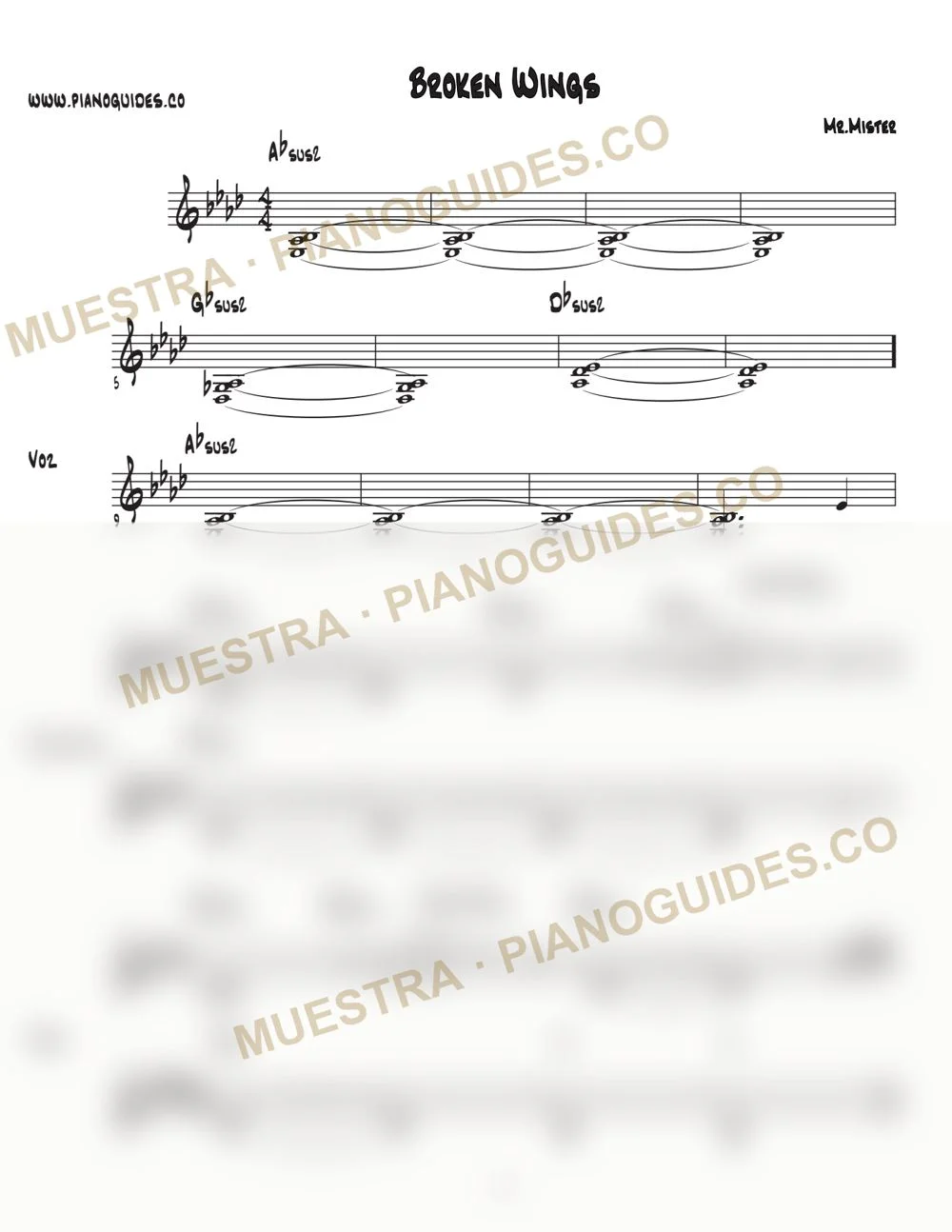 Primera página de la guía Broken Wings