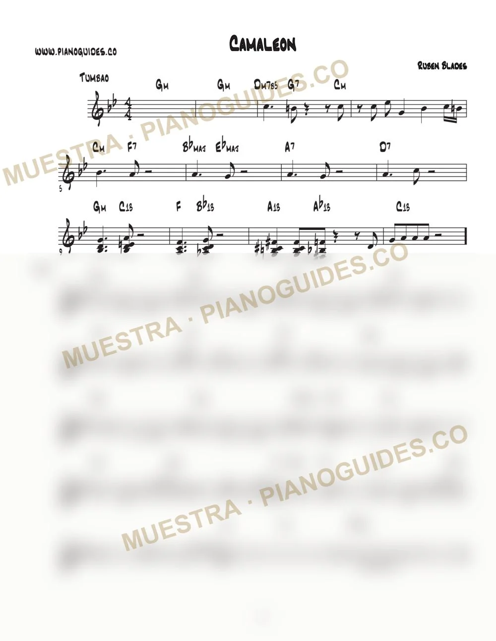 Primera página de la guía Camaleón