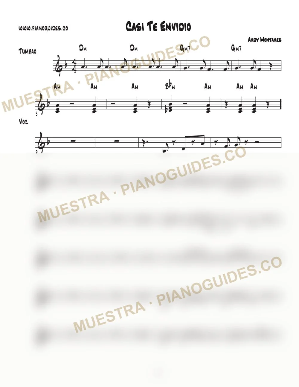 Primera página de la guía Casi Te Envidio