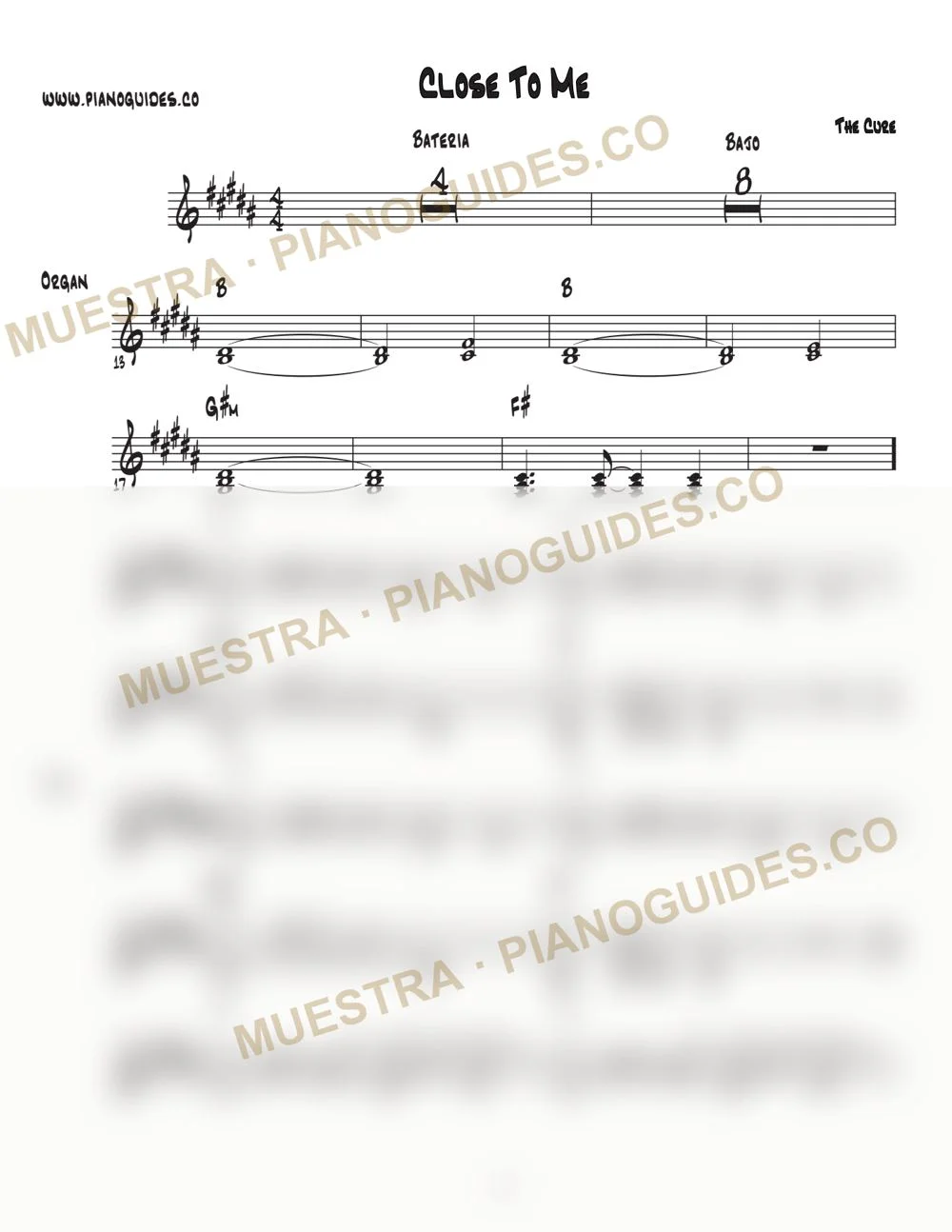 Primera página de la guía Close To Me