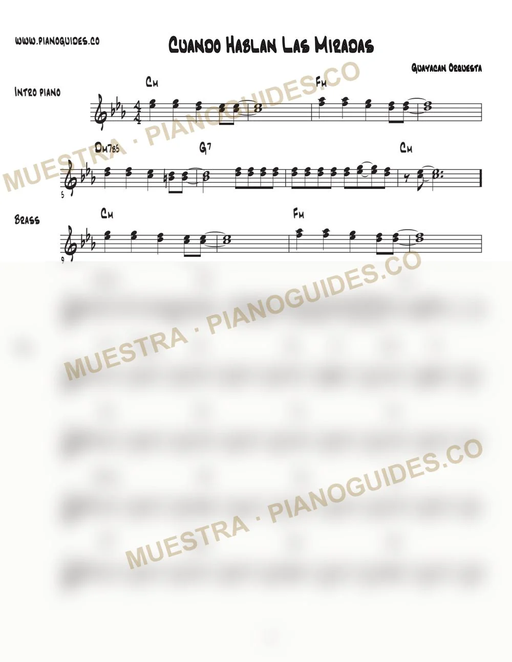 Primera página de la guía Cuando Hablan Las Miradas