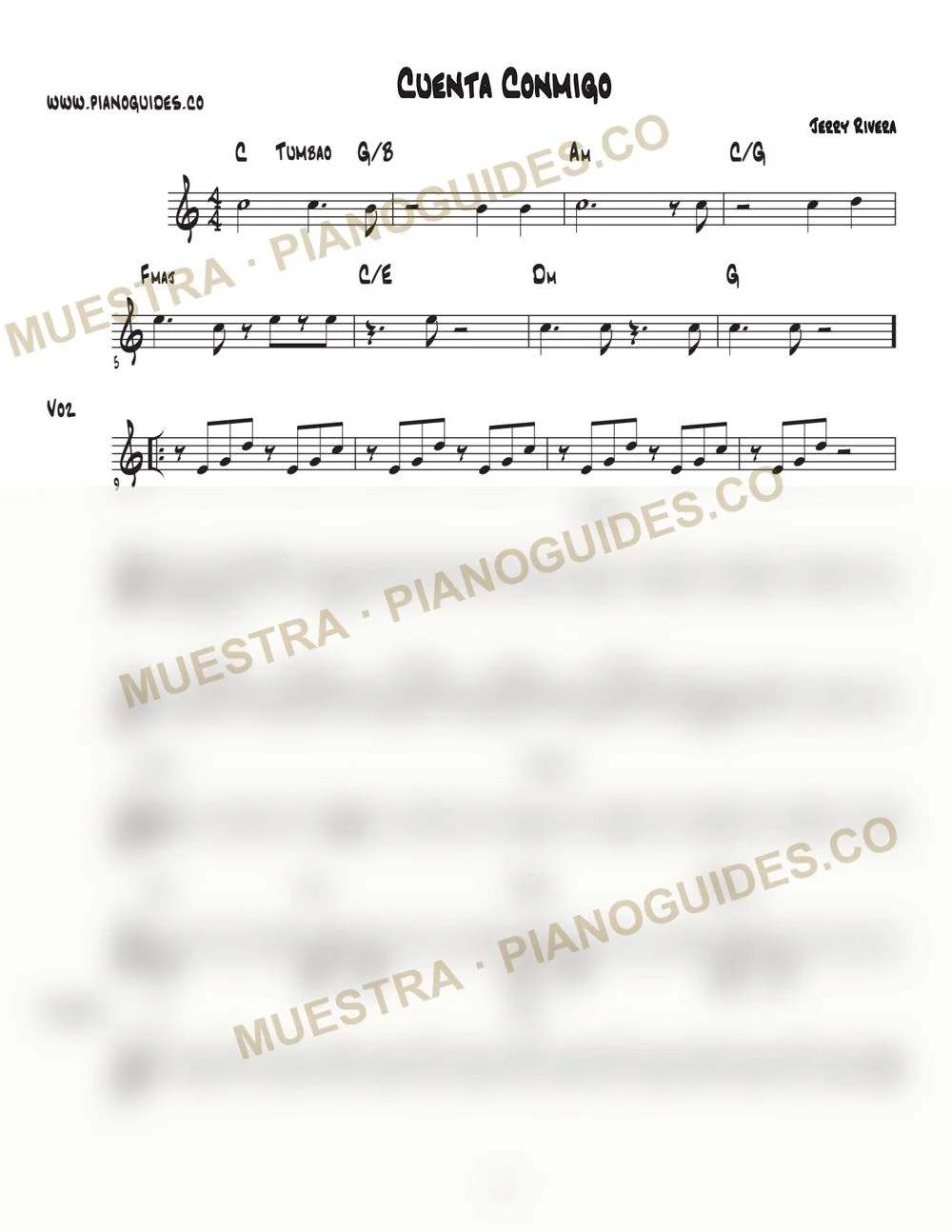 Primera página de la guía Cuenta Conmigo