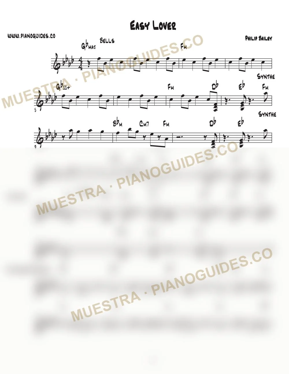 Primera página de la guía Easy Lover