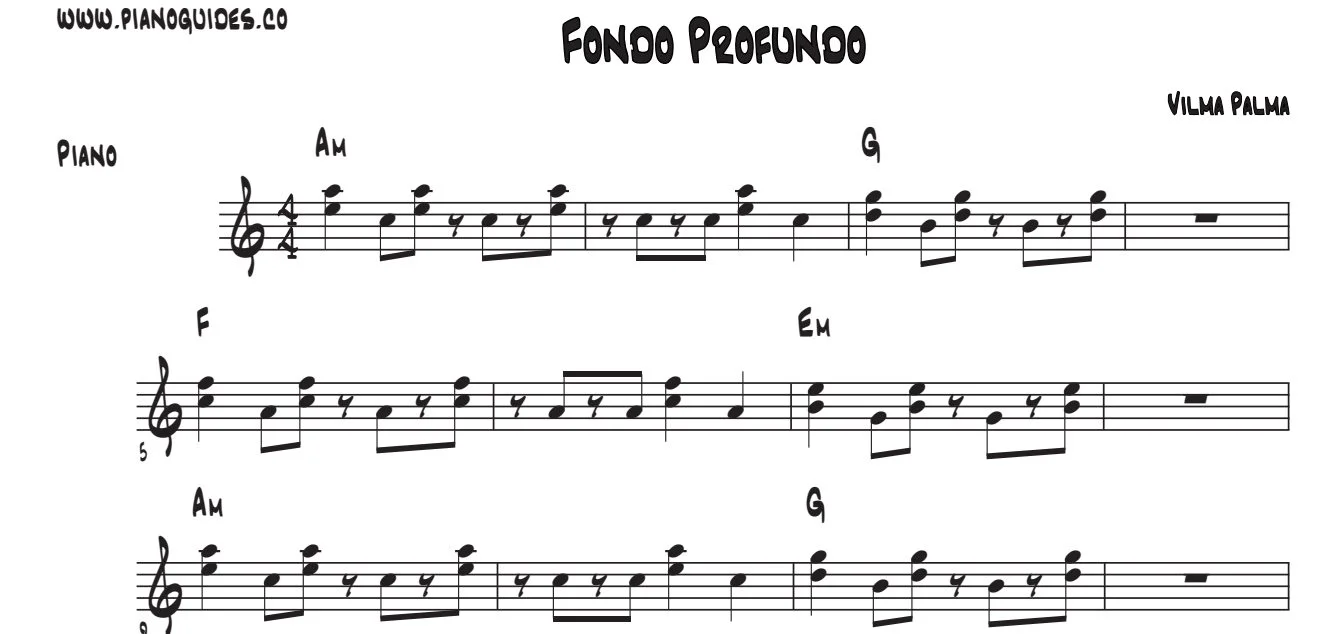 Título y primeras líneas de la guía de Fondo Profundo