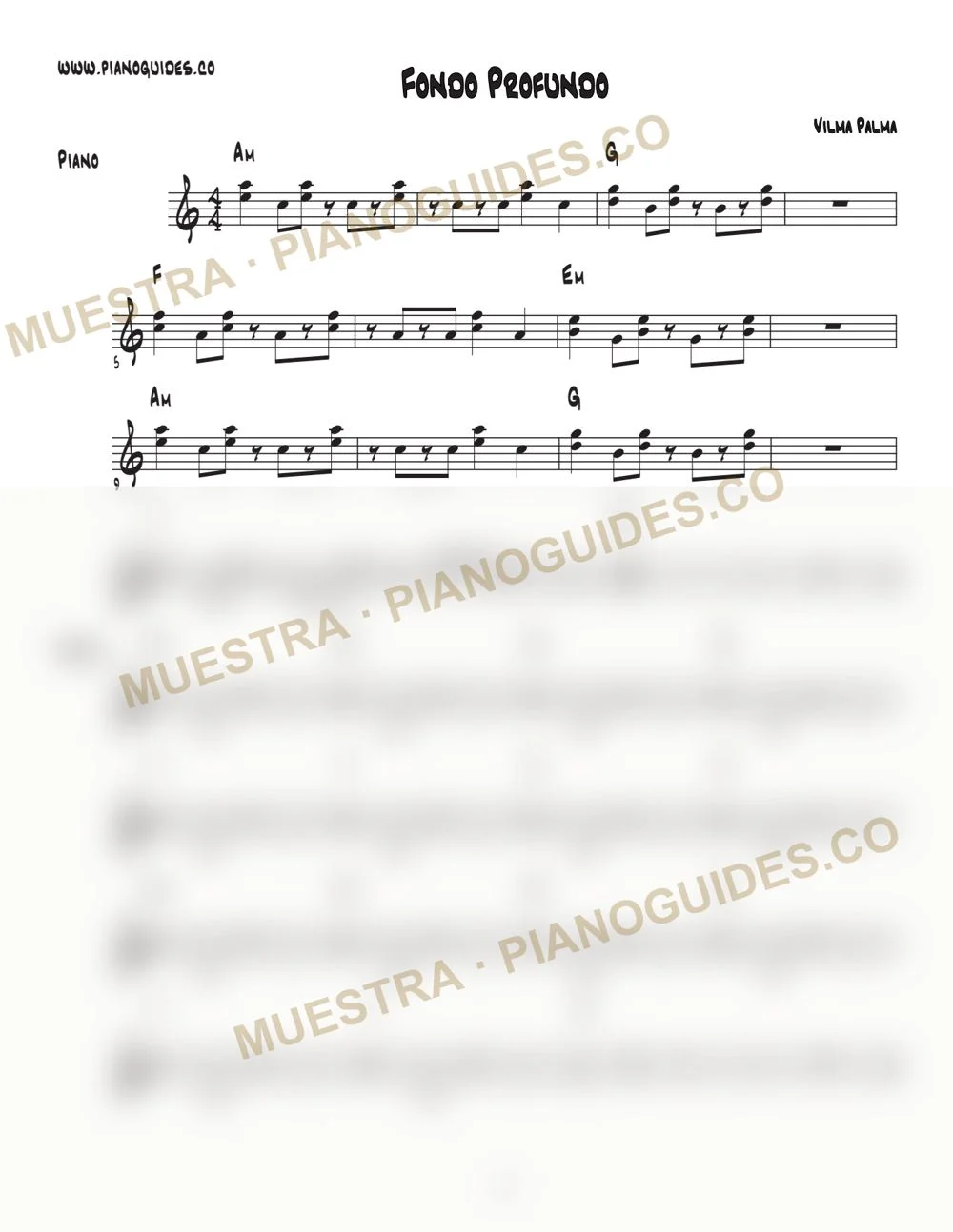 Primera página de la guía Fondo Profundo