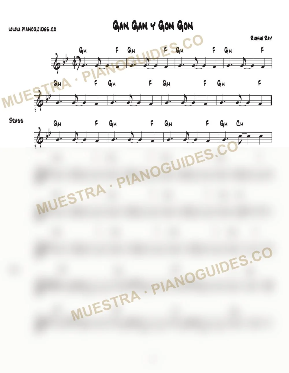 Primera página de la guía Gan Gan Y Gon Gon