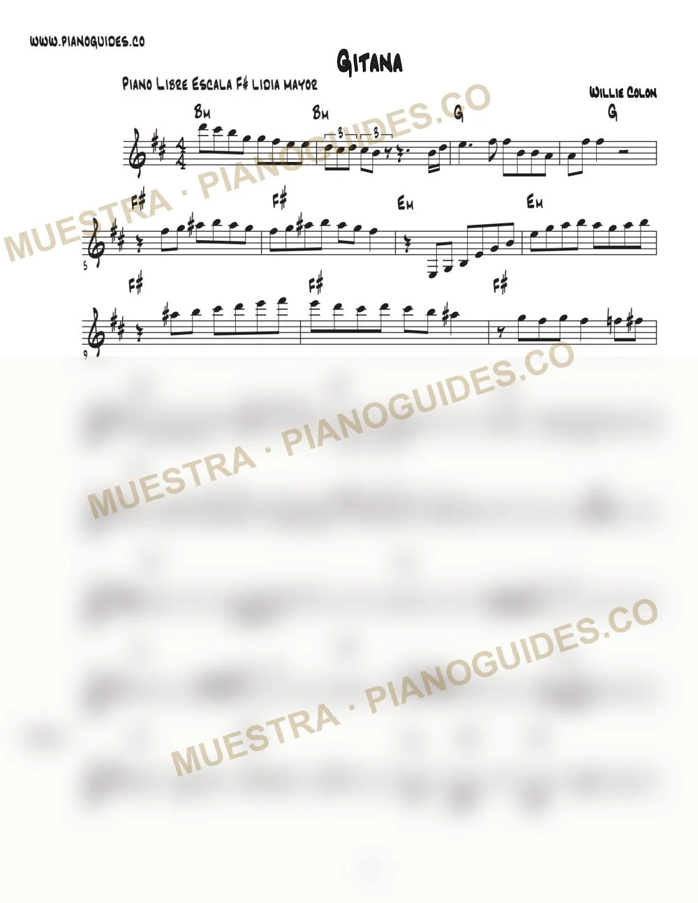 Primera página de la guía Gitana