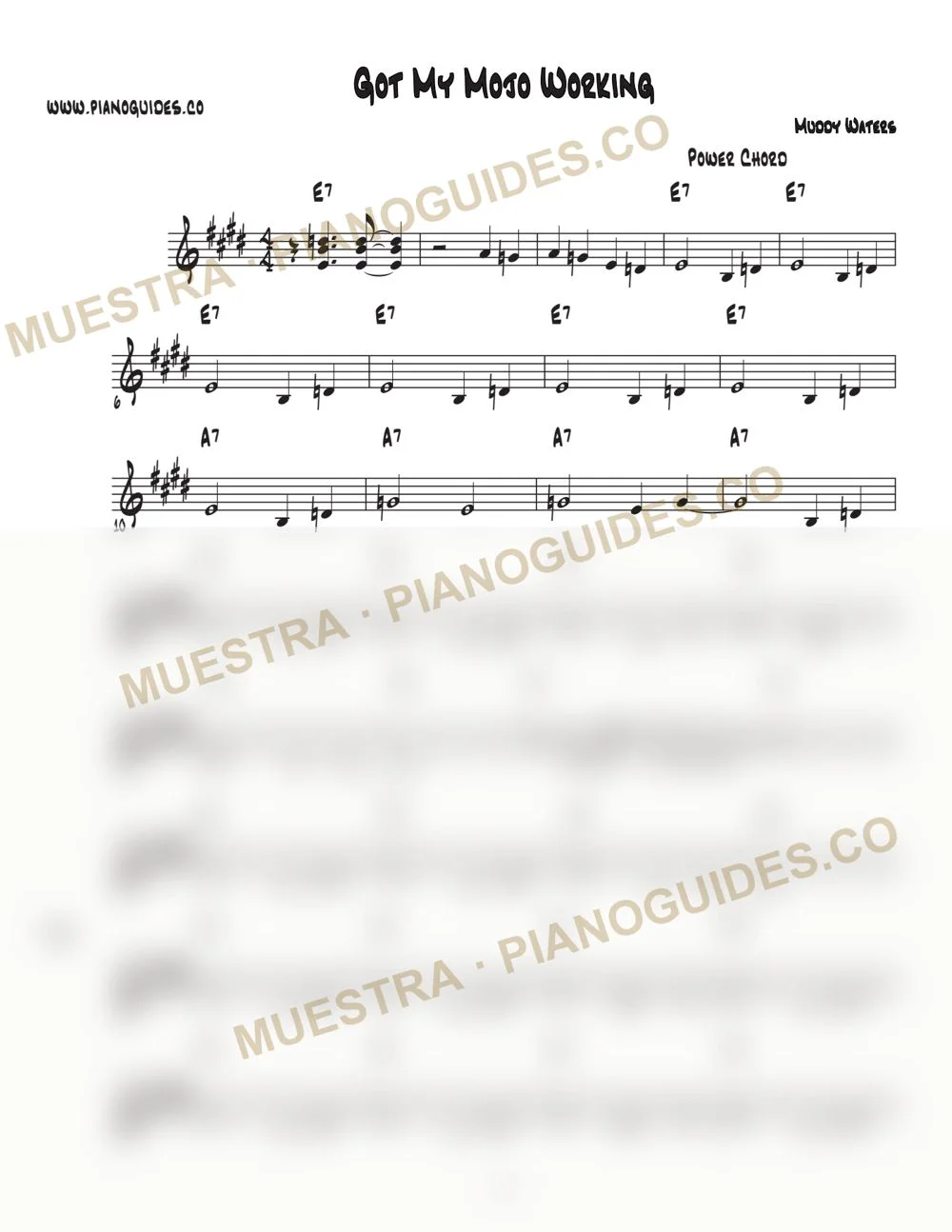 Primera página de la guía Got My Mojo Working
