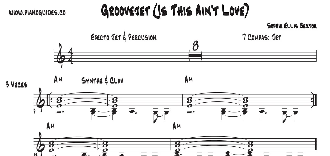 Título y primeras líneas de la guía de Groovejet