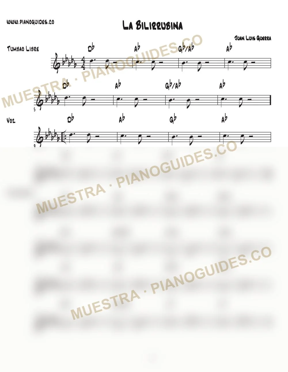 Primera página de la guía La Bilirrubina