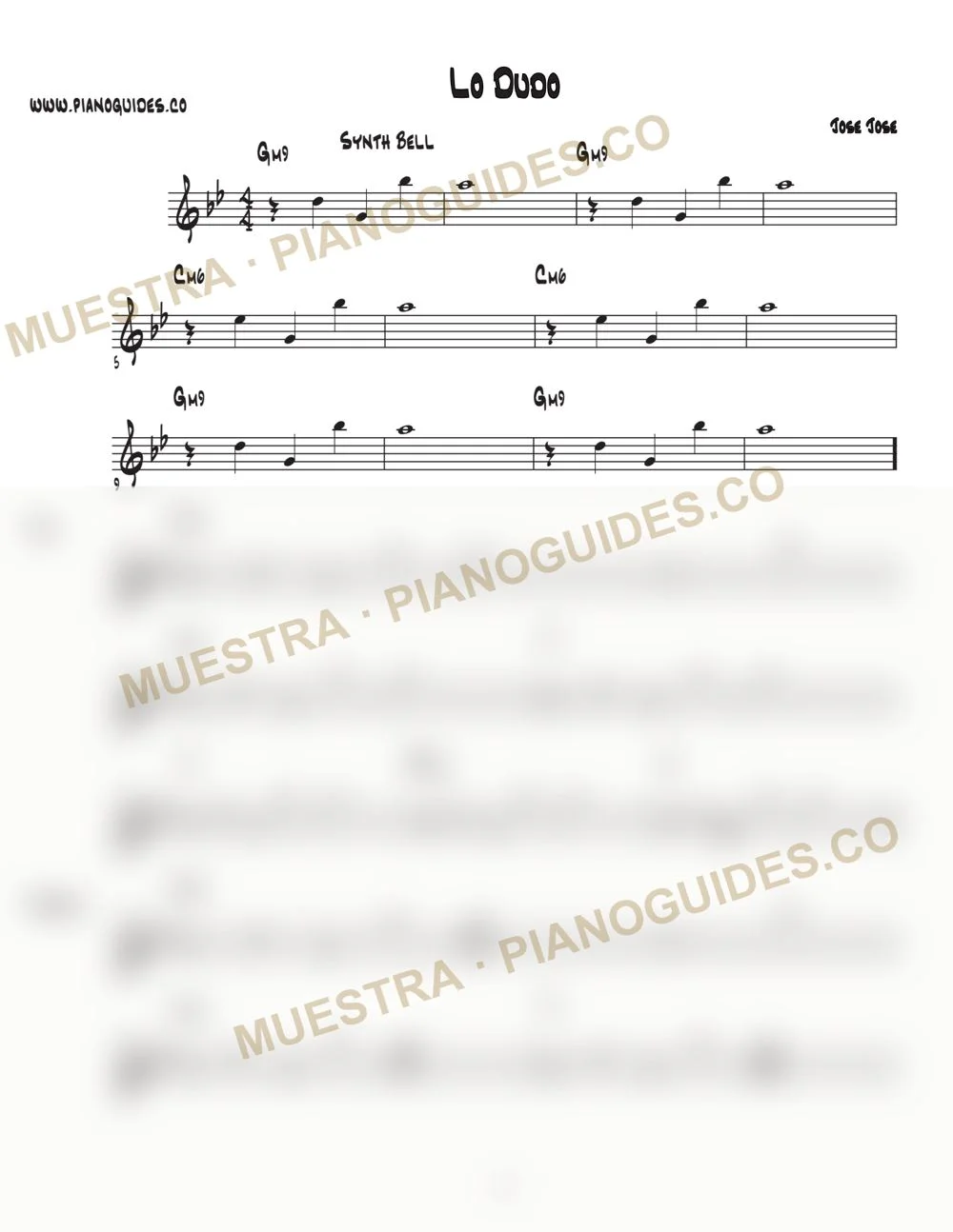 Primera página de la guía Lo Dudo