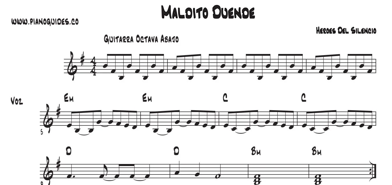 Título y primeras líneas de la guía de Maldito Duende