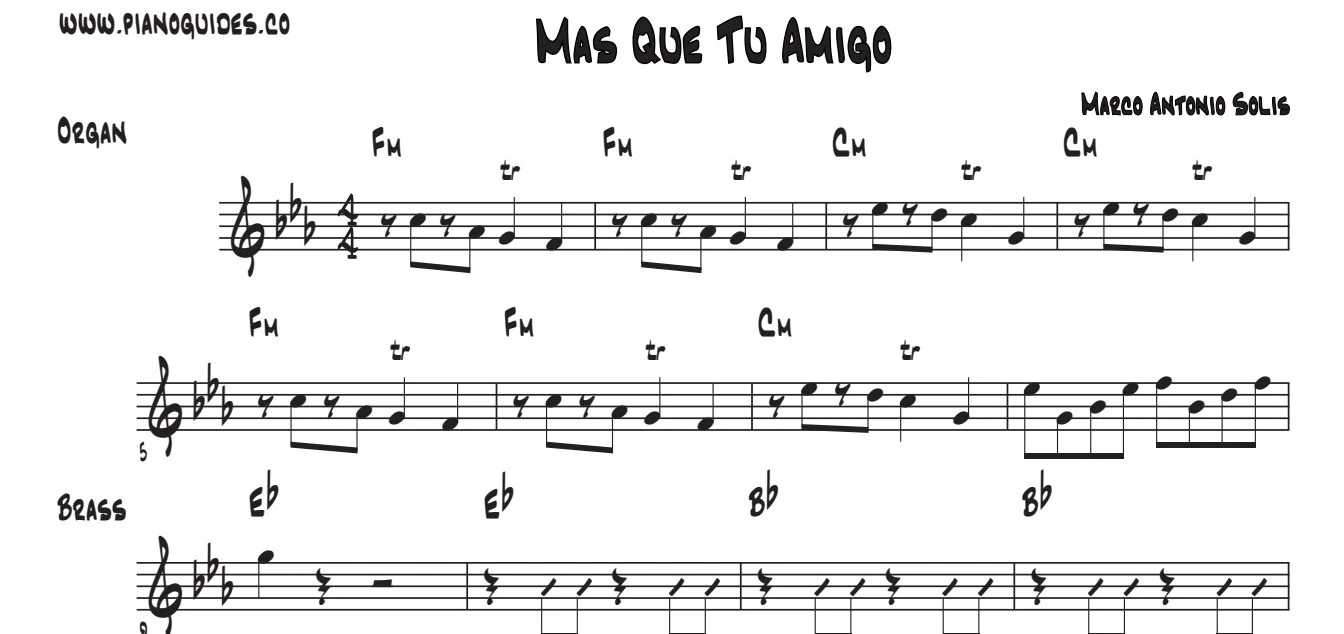 Título y primeras líneas de la guía de Más Que Tu Amigo