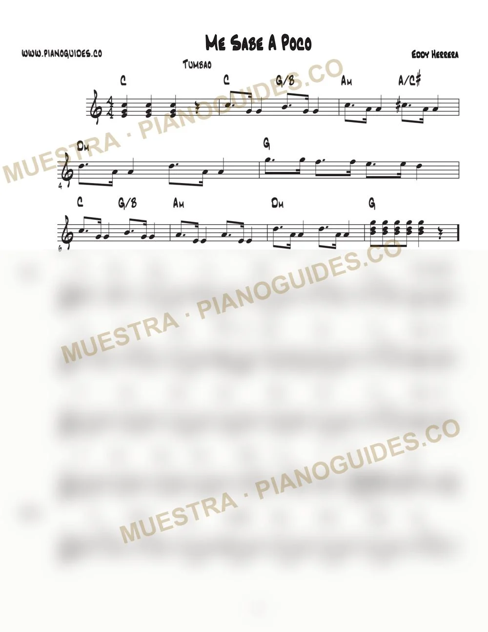 Primera página de la guía Me Sabe A Poco