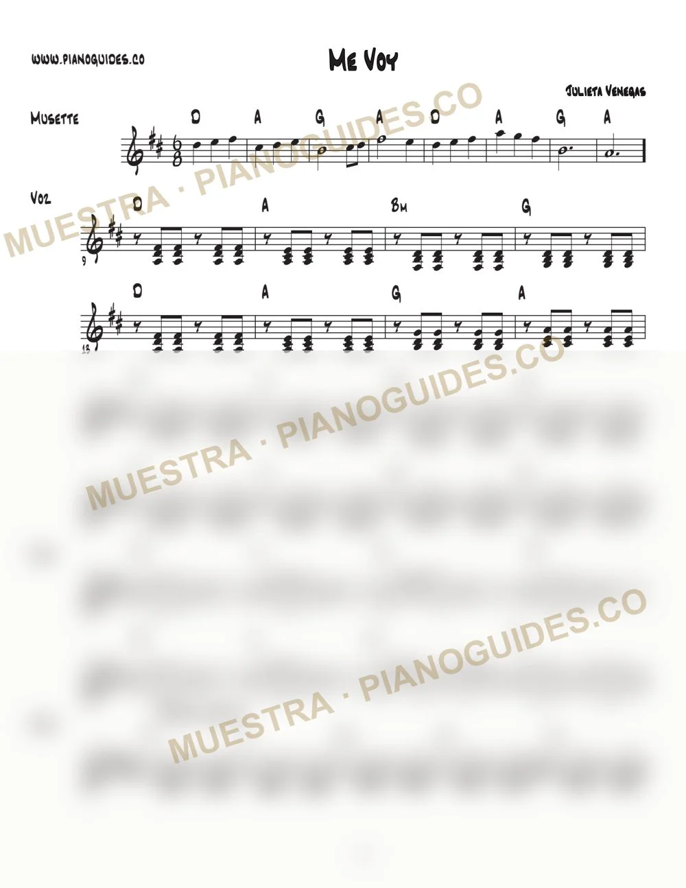 Primera página de la guía Me Voy