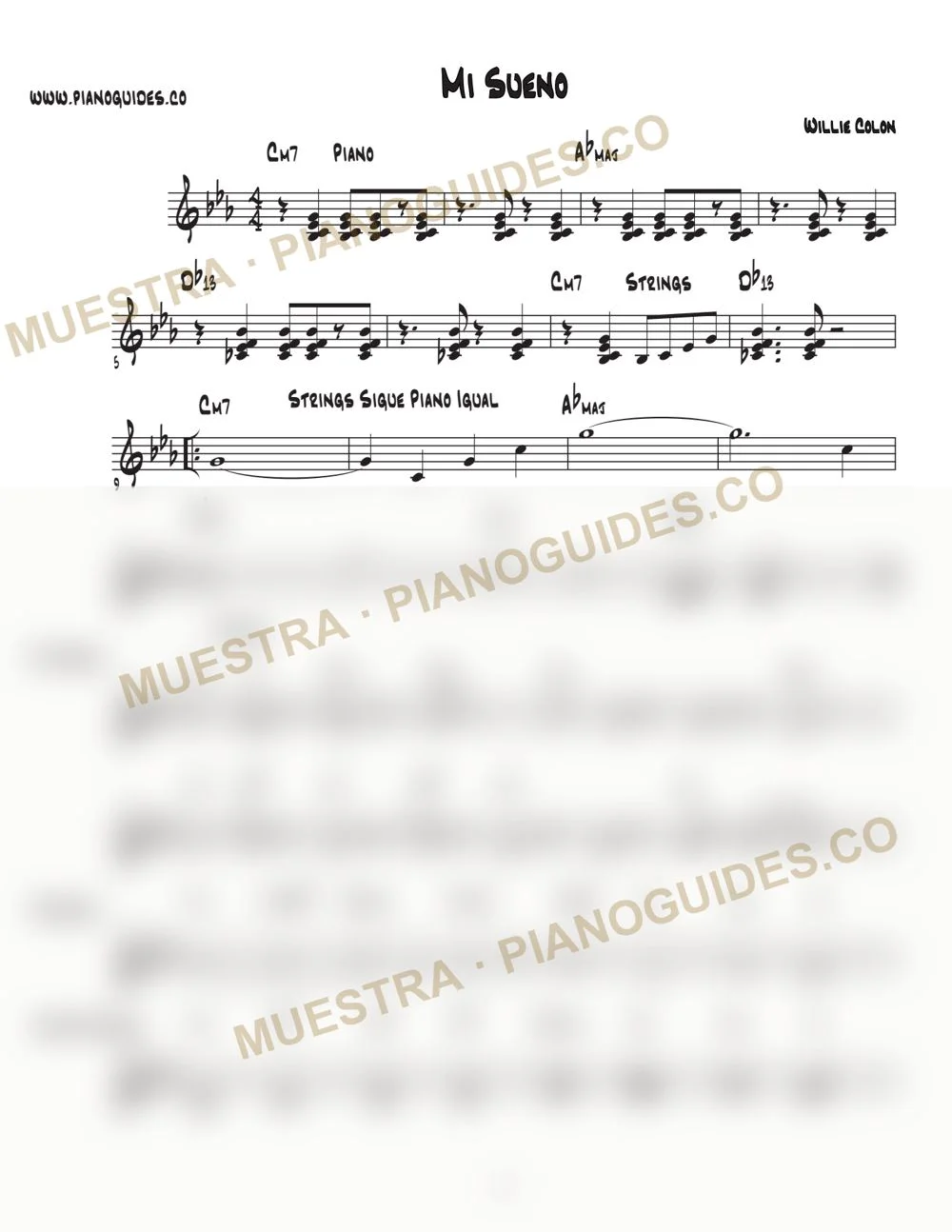 Primera página de la guía Mi Sueño