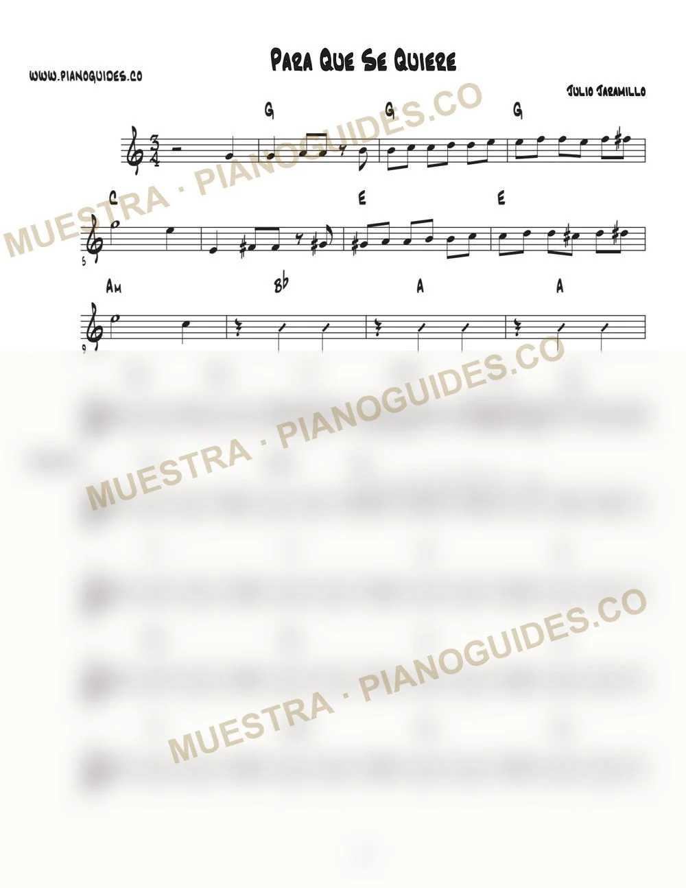Primera página de la guía Para Qué Se Quiere
