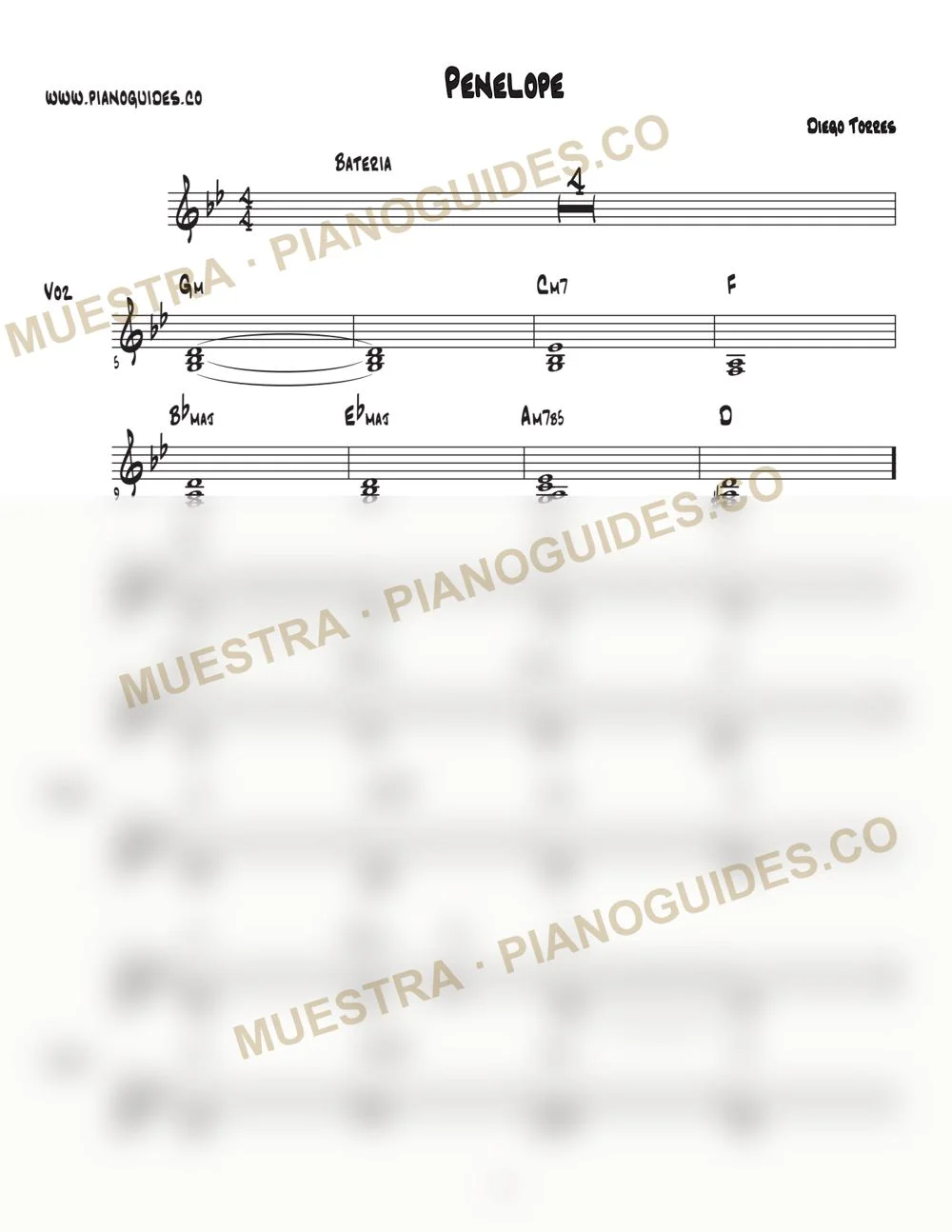 Primera página de la guía Penélope