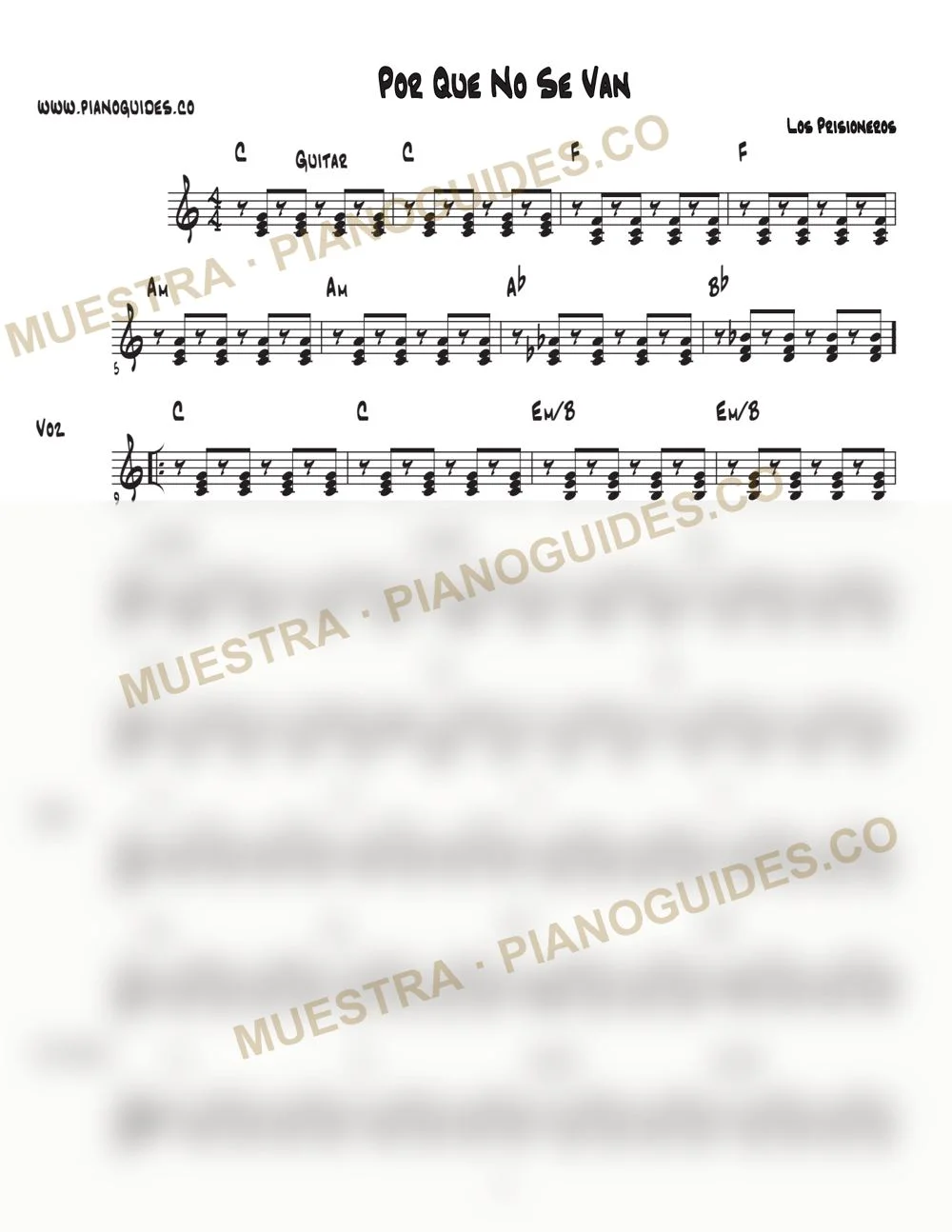 Primera página de la guía Por Qué No Se Van