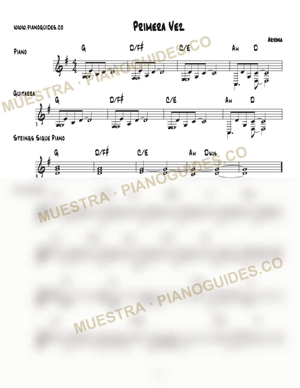 Primera página de la guía Primera Vez