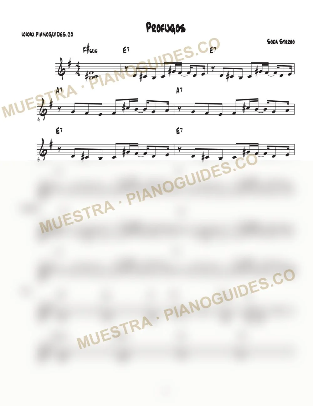 Primera página de la guía Prófugos