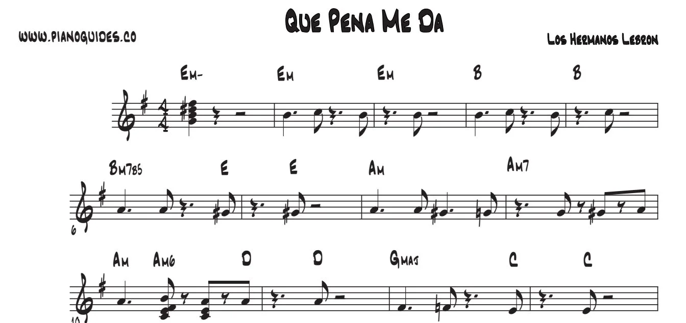 Título y primeras líneas de la guía de Qué Pena Me Da