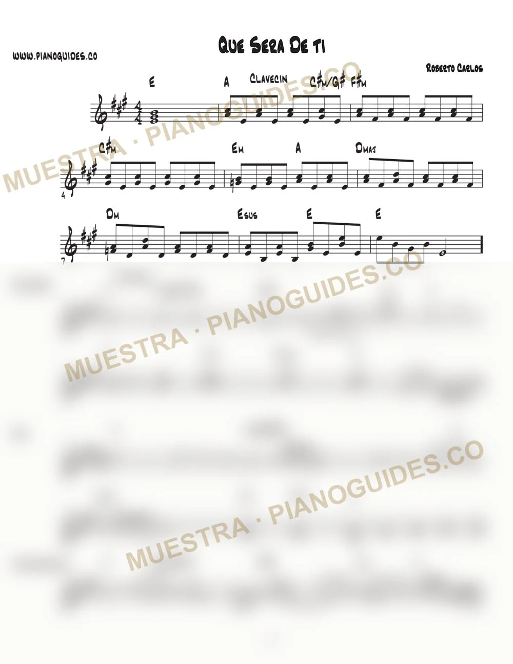 Primera página de la guía Qué Será De Ti