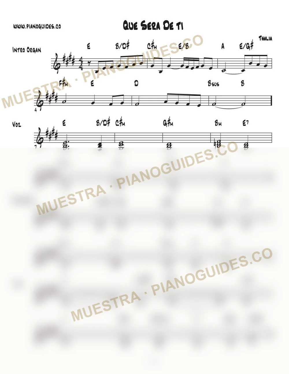 Primera página de la guía Qué Será De Ti