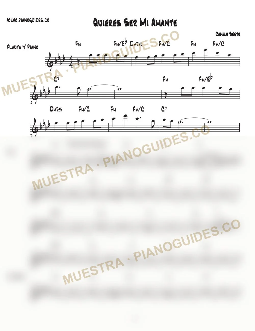 Primera página de la guía ¿Quieres Ser Mi Amante?