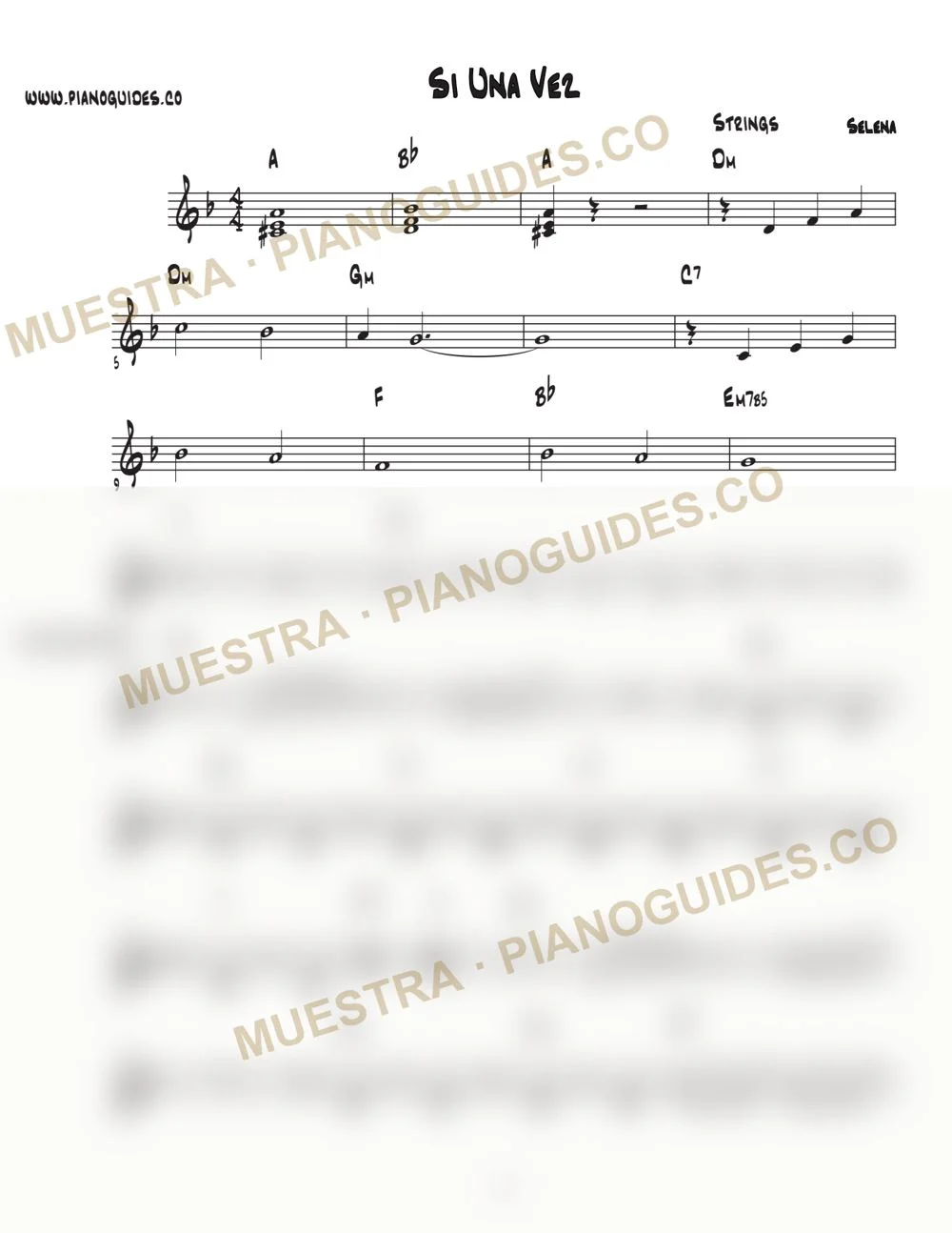 Primera página de la guía Si Una Vez