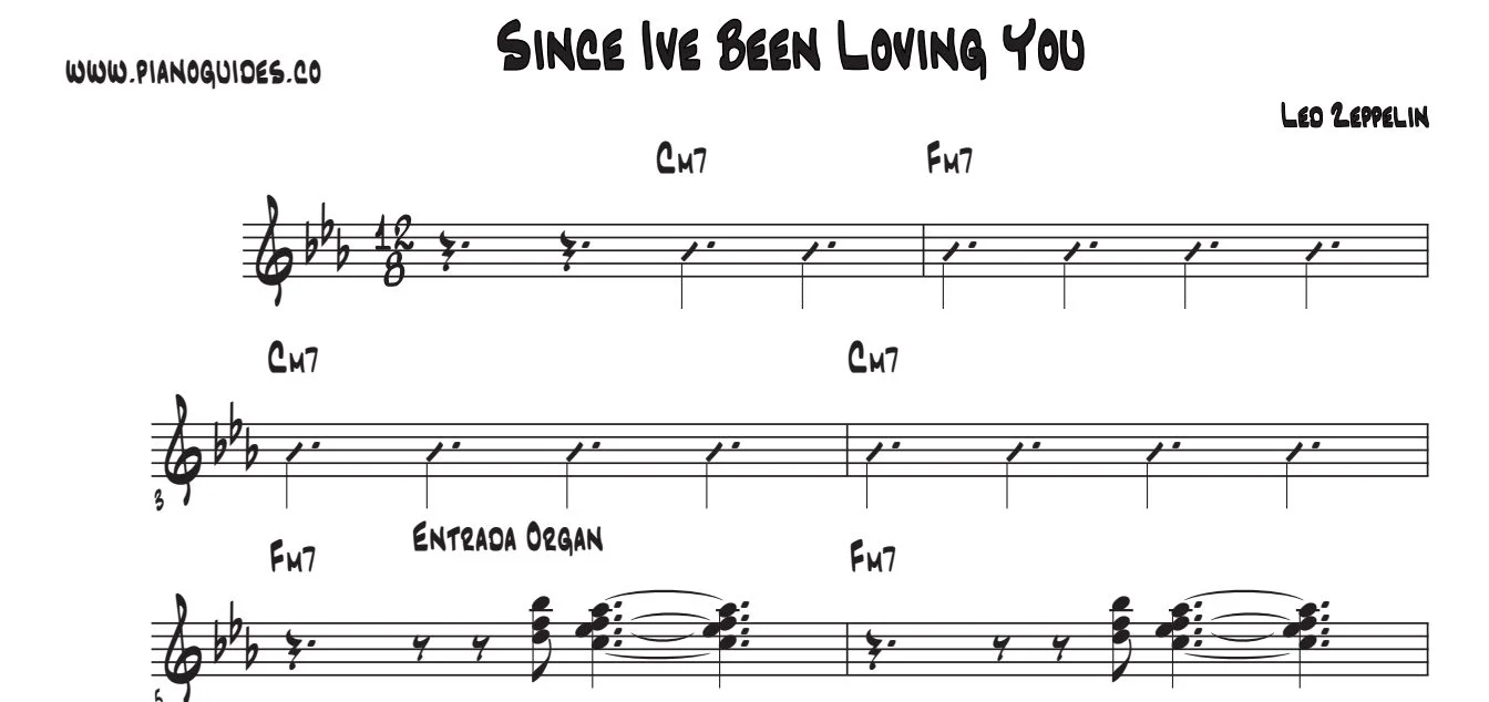 Título y primeras líneas de la guía de Since I've Been Loving You