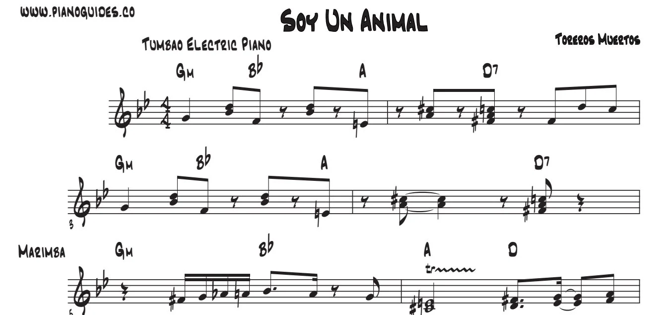 Título y primeras líneas de la guía de Soy Un Animal