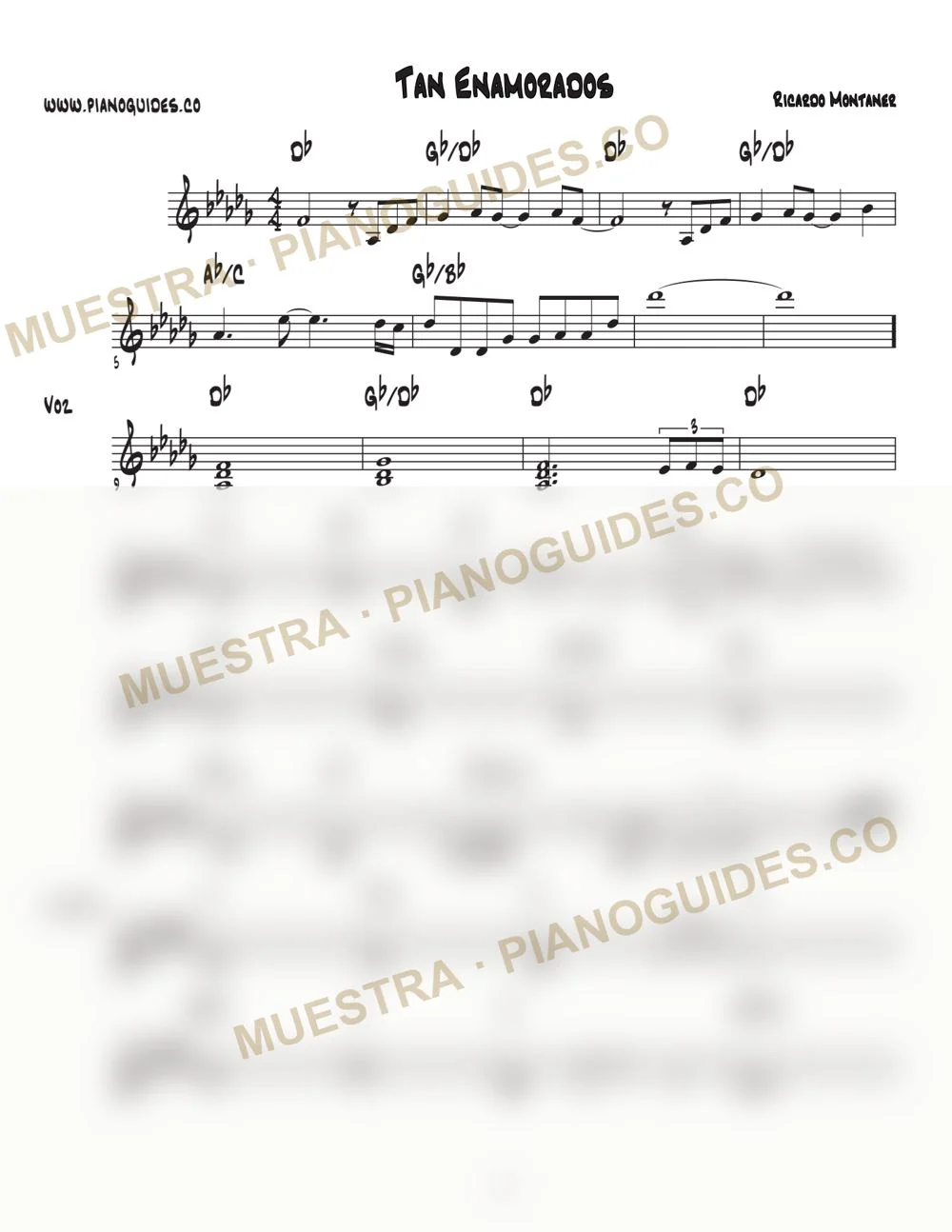 Primera página de la guía Tan Enamorados