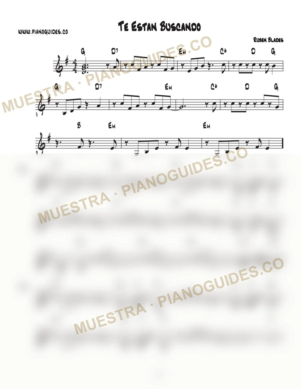 Primera página de la guía Te Están Buscando