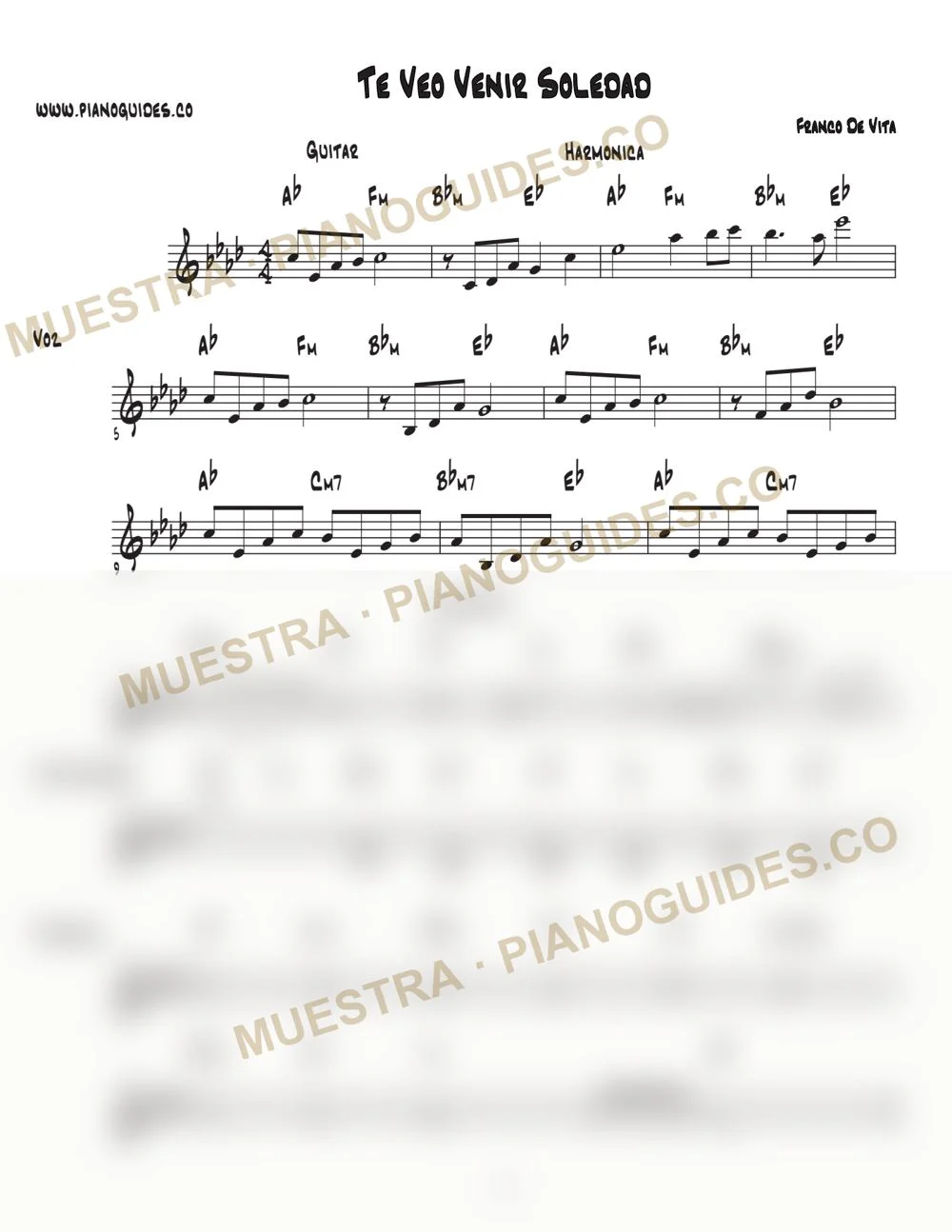 Primera página de la guía Te Veo Venir Soledad