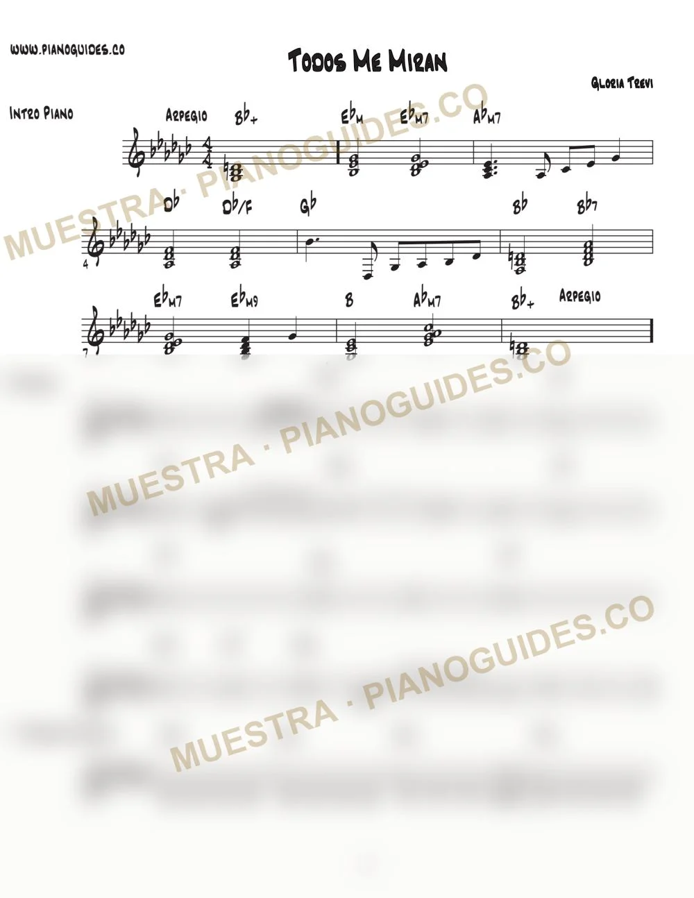 Primera página de la guía Todos Me Miran