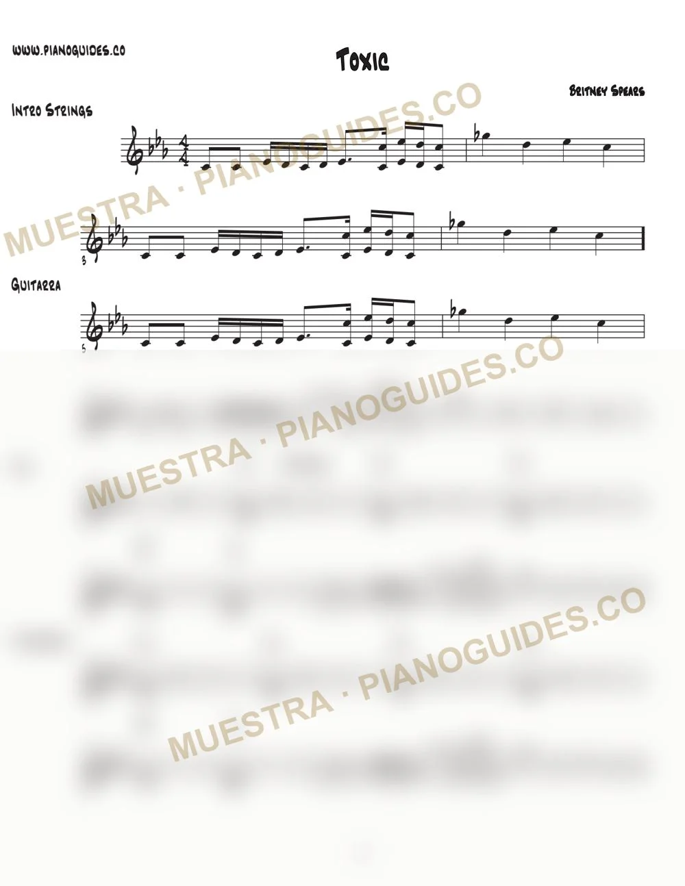 Primera página de la guía Toxic