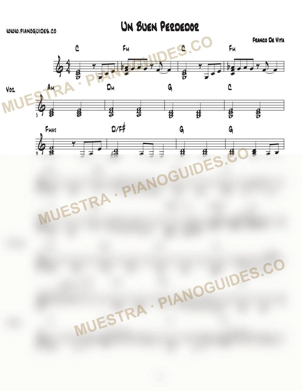 Primera página de la guía Un Buen Perdedor