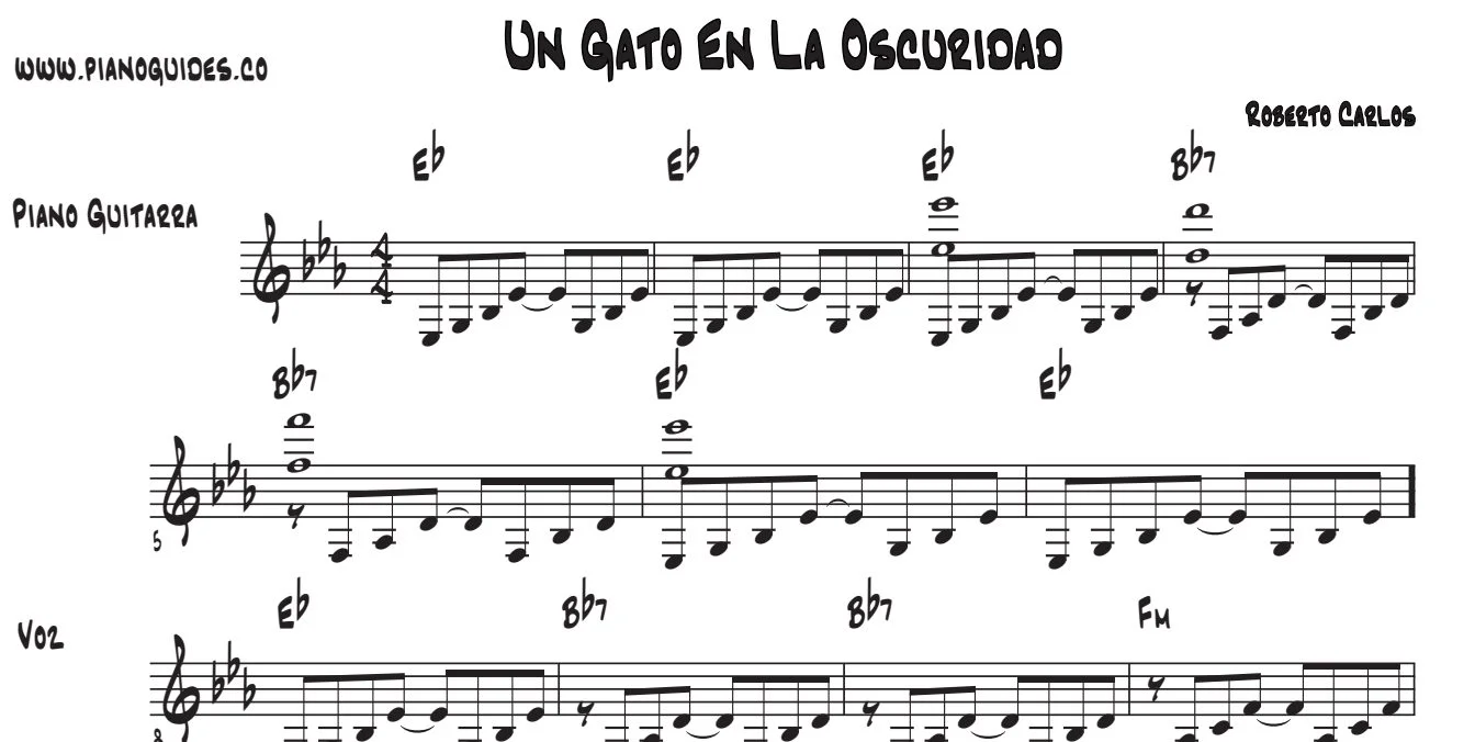 Título y primeras líneas de la guía de Un Gato En La Oscuridad