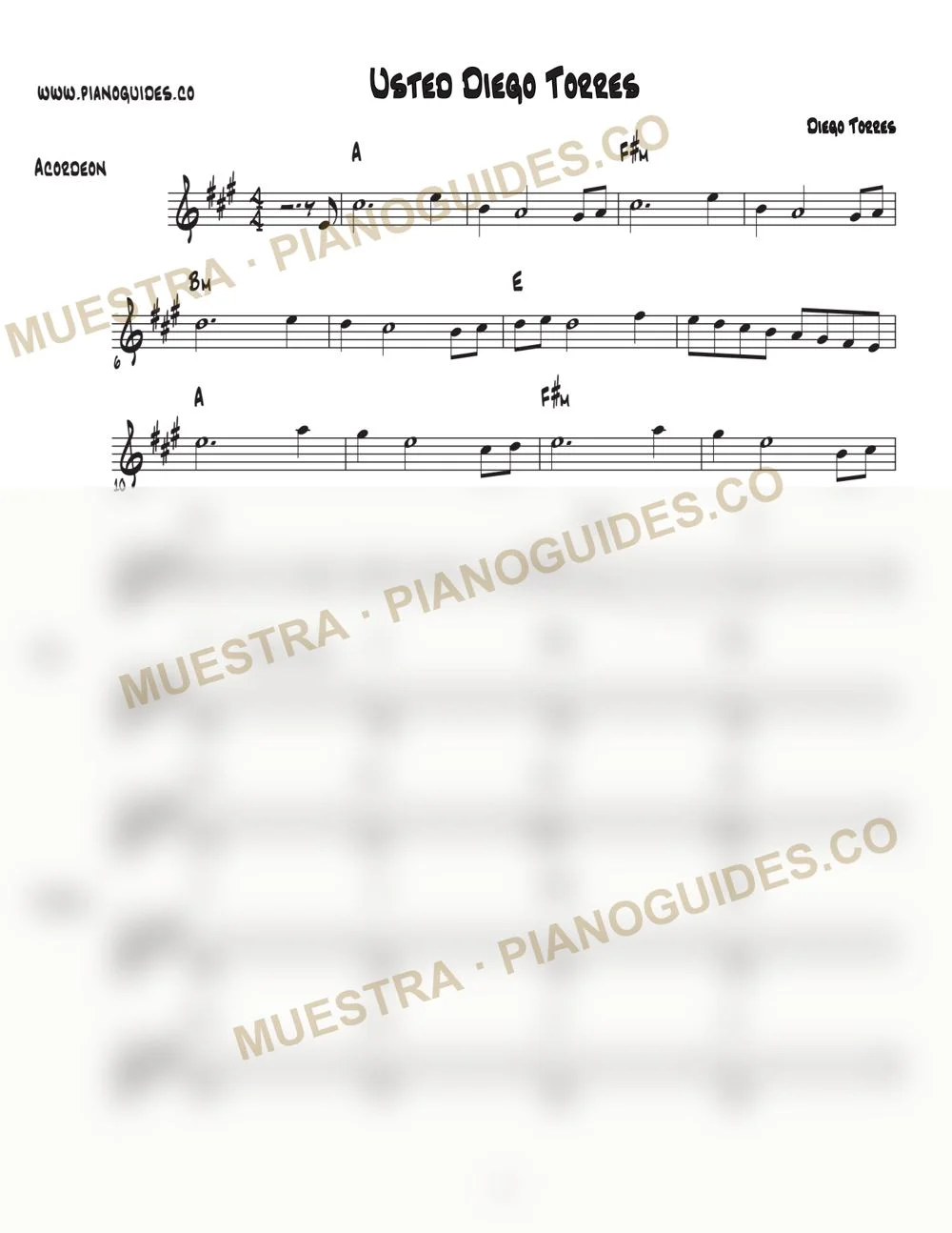 Primera página de la guía Usted