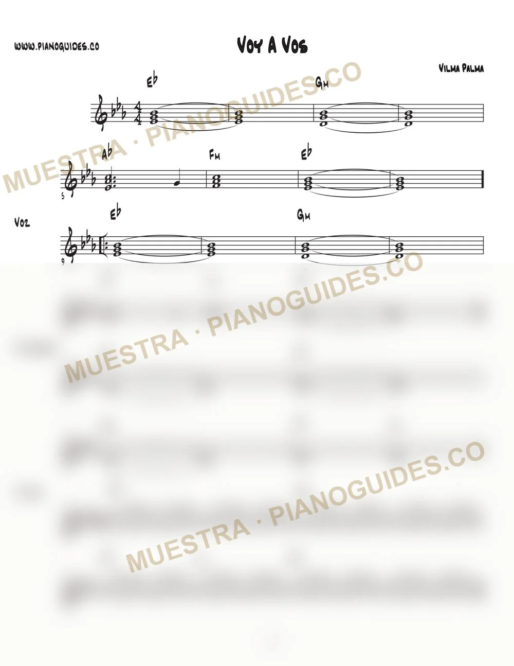 Primera página de la guía Voy A Vos