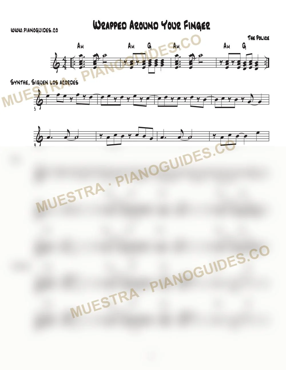 Primera página de la guía Wrapped Around Your Finger