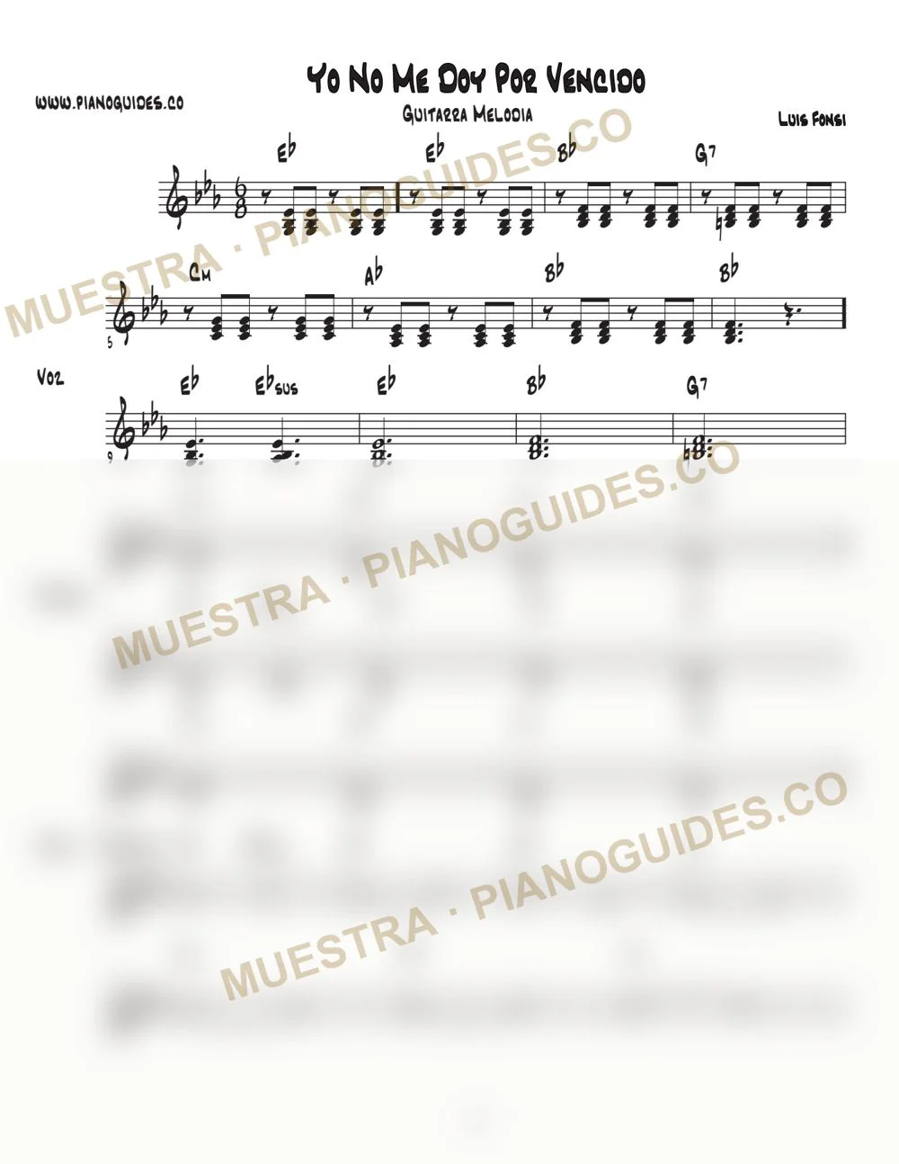 Primera página de la guía Yo No Me Doy Por Vencido