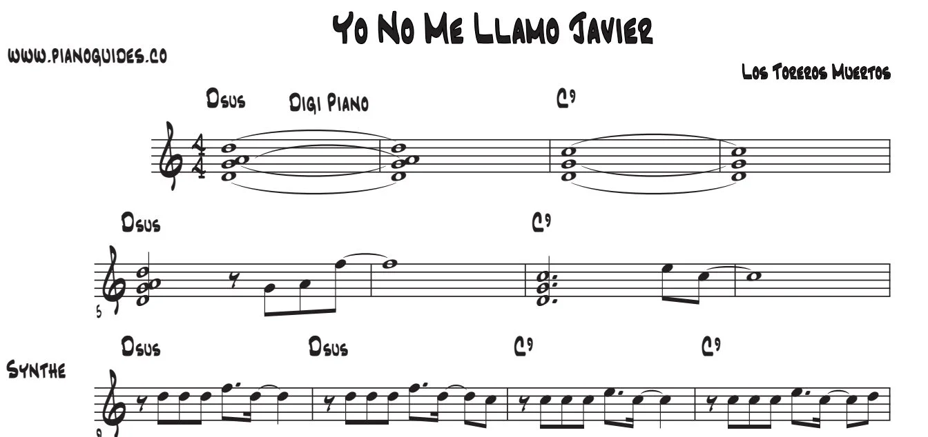 Título y primeras líneas de la guía de Yo No Me Llamo Javier